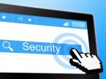 Online Security Indicates World Wide Web And Private Stock Photo