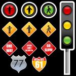 Traffic Signs Stock Photo
