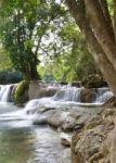 Jed Sao Noi Waterfall, Saraburi, Thailand Stock Photo