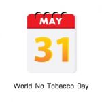 Calender 31 May World No Tobacco Day Stock Photo