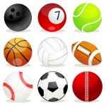 Ball Icons Stock Photo