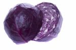 Sliced Red Cabbage Stock Photo