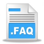 Faq File Shows Frequently Asked Questions And Administration Stock Photo