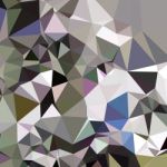 Davy Grey Abstract Low Polygon Background Stock Photo