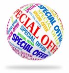 Special Offer Representing Unique Closeout And Notable Stock Photo