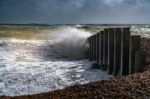 Eastbourne, East Sussex/uk - October 21 : Tail End Of Storm Bria Stock Photo