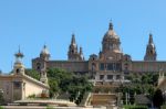 National Palace In Barcelona Stock Photo