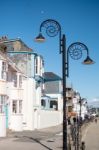 View Of The Promenade At Lyme Regis Stock Photo