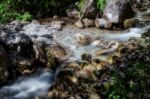 Tiny Rapids At The Val Vertova Torrent Near Bergamo In Italy Stock Photo