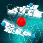Atom Molecule Indicates Chemist Formula And Chemical Stock Photo