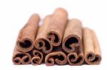 Aromatic Cinnamon Sticks Stock Photo