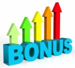 Increase Bonus Means Asking Price And Amount Stock Photo