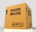 Hand Made Shows Handcrafted Product 3d Rendering Stock Photo
