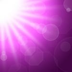 Sunrays Sun Indicates Bokeh Lights And Backdrop Stock Photo