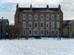 Durham, County Durham/uk - January 19 : View Of Cosin's Hall In Stock Photo