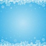 Christmas Snowflake Background Stock Photo