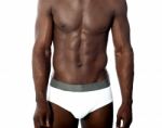Sexy Naked Young Man Posing In Underwear Stock Photo
