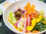 Salad Tuna Japanese Style Stock Photo