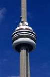 The Cn Tower Close-up Stock Photo