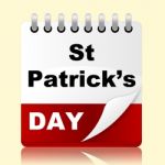 Saint Patricks Day Means Date St And Irish Stock Photo