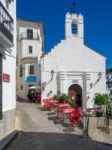 Casares, Andalucia/spain - May 5 : Street Scene In Casares Spain Stock Photo