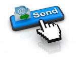 Send E Mail Button Concept Stock Photo