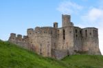 Warkworth Castle Stock Photo