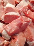 Raw Pork Meat Stock Photo