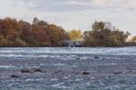 Beautiful Photo Of Amazing Powerful Niagara River Stock Photo