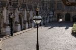 Decorative Lamppost In The Grounds Of The Houses Of Parliament Stock Photo