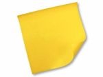 Yellow Curling Paper Stock Photo