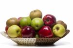 Fresh And Healthy Apple Variety Stock Photo