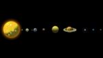 Solar System Planets Sun Stock Photo