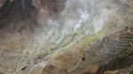 Sulfur Mountains In Japan Stock Photo