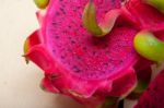 Fresh Dragon Fruit Stock Photo