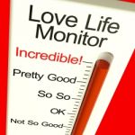 Love Life Meter Stock Photo