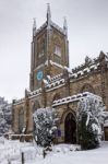 East Grinstead, West Sussex/uk - January 6 : St Swithun's Church Stock Photo