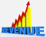 Increase Revenue Represents Business Graph And Advancing Stock Photo