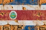 Grunge Flag Of Costa Rica (state) Stock Photo