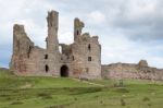 View Of Dunstanburgh Castle Stock Photo