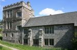 View Of The Rear Of The Cotehele Building Stock Photo