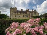 View Of Hever Castle From The Garden Stock Photo