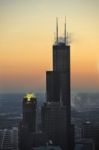 Willis Tower In Chicago Stock Photo