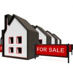 For Sale Sign On House Stock Photo
