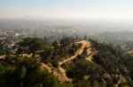 Pollution On Los Angeles Stock Photo