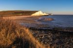 The Seven Sisters And River Cuckmere Estuary In Sussex Stock Photo