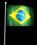 Brazil Flag Stock Photo