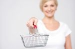 Shopping Is Easy In Online Stock Photo