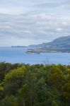 View From Pirate Bay At Eaglehawk Neck, Tasmania Stock Photo