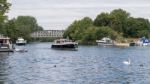 Windsor, Maidenhead & Windsor/uk - July 22 : Boats Cruising Down Stock Photo